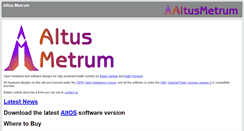 Desktop Screenshot of altusmetrum.org